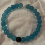 Clear ocean blue lava bracelet Photo 0