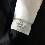 ASICS  Tiger Womens Long Full Zip Jersey Sweater Dress Pockets Black XS Photo 5