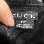 City Chic  black shiny full zip jacket Photo 4