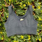 Joy Lab Blue Ribbed Sports Bra Size Small Photo 1