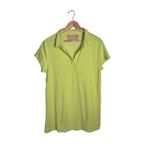 Araminta James Terry Cloth Dress Size XS Neon Green Polo Oversized Photo 1