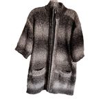 Chico's  Chocolate Brown Ombré Rendevous Cardigan Long Lone Zip Up Sweater Photo 1