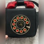 Betsey Johnson Vintage  Y2K Rhinestone Rotary Phone Telephone Crossbody Bag RARE Photo 1