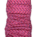 Urban Outfitters  Pink Floral Ruched Bodycon Mini Dress L Cottagecore Photo 0