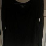American Eagle  Outfitters Fitted Black Long Sleeve Tee Photo 0