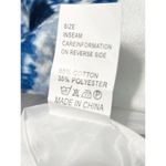 None Check Plaid Lightweight Coat Jacket Button Front Pockets White Blue Women's XL Photo 9