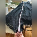 Anthropologie  Embroidered Lace Cutout Maxi Dress Size 10 Black NWT $270 Photo 6