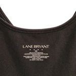 Lane Bryant  Black Sleeveless Stretch Classic V-Neck Tank Top Dress Slip Size 0X Photo 4