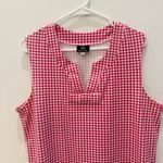 Sailor Sailor Pink & White Gingham Sleeveless V Photo 3