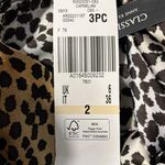 Anne Klein animal print sleeveless tie front blouse. NWT Photo 7