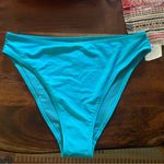 Good American  Always Fits Good Waist Swim Bikini Bottom Aqua Blue NWT Size 3 (L) Photo 0