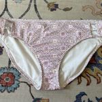 Athleta  Purple Patterned Low Rise Bikini Bottom Side Cutout NWT XL Photo 0