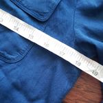 Sézane Sezane Women's Blue Chic Feminine Preppy Workcore Trendy Casual Shirt Size 34 Photo 4