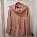 Karl Lagerfeld Paris Blush Pink Funnel Neck Sweater Pullover w/Kangaroo Pckt-XL Photo 4