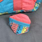 Vintage Gitano Surf Life Duffle Bag Matching Wrist Bag Windbreaker Neon Tote Orange Photo 2
