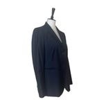 Lands' End Lands’ End Blazer 2 Button Closure Notch Lapel Wool Blend Blue Women’s Size 12 Photo 1
