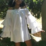 Nordstrom summer dress, ruffle dress, puffer sleeve dress, ruffle sleeve dress Photo 0