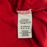 Free People  Red Just A Twist Choker Neck Short Sleeve Top Size Medium Photo 3