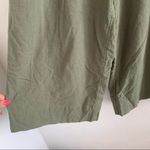 American Eagle Wide Leg Army Green Crop Pants Medium Photo 6