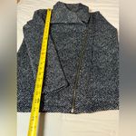 Lands' End Black and White Textured Jacket size XS (2/4) Gray Photo 9