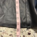 Torrid  Black Faux Leather Lace Up Peplum Fitted Vest Top Biker Plus Size 00 M/L Photo 6