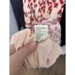 Betsey Johnson Strawberry Puff Sleeve Smocked Bodice Tiered Maxi Dress Sz Large Photo 9