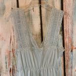 🚫SOLD🚫Vintage Light Blue Sheer Long Slip Dress Nightgown Size 36 Size M Photo 2