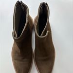 Free People Womens  Brown Chelsea Boots Suede Ankle Photo 3