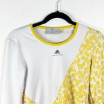 ADIDAS x STELLA McCARTNEY 3/4 Sleeves Patterned Barricade Top, Size XS/S Yellow Photo 7