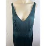 After Six 6856 Draped Cowl-Back Princess Line Dress in Hunter Green Sz 14 NWOT Photo 2