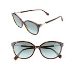 Fendi NEW  Women's Cat Eye Sunglasses 57mm Tortoise Photo 1