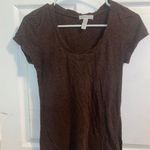 Ambiance Apparel Brown Basic Tee Photo 0