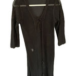 Black Cover Up, One Size. Like new Size M Photo 0