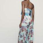 ZARA boho printed floral hippie jumpsuit romper Photo 9