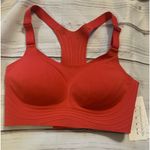 All In Motion High Support Embossed Racerback Sports Bra Coral Red Women's XS Photo 3