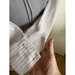 Athleta Womens Hoodie Size S Limitless Perforated Long Sleeve Gray White Photo 6