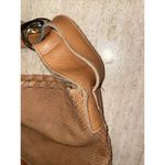 Carla Mancini Croc Embossed Leather Shoulder Bag‎ Tote 17"x12" Photo 8