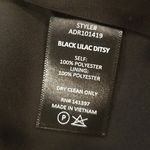 ASTR 💕💕 Floral Ruffle Cutout Midi Dress ~ Black Lilac Ditsy Medium M NWT Photo 15