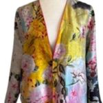 ETRO Reversible Silk Jacket Ethnic Tribal Floral XXL Neiman Marcus NEW $1005 Pink Photo 1
