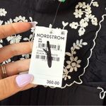 Farm Rio ‎ Embroidered Long Sleeve Tiered Maxi Dress Black XS Photo 8