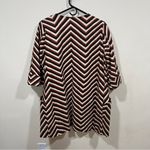 Anthropologie  Eva Franco Chevron Car Coat Topper  XS/S oversized stripped Photo 6