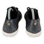 G by Guess Guess Backers Quilted Black And Gold Leather Sneakers Sz 9M VGUC Photo 5