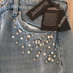 BLANK NYC New  The Franklin Ribcage Embellished Wide Leg Jeans Size 31 Photo 4