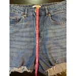 H&M Regular Waist Jean Shorts Womens 10 Medium Wash Denim Festival DIY Cut Off Photo 12