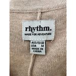 Rhythm Maverick Romper Size Medium Oatmeal Beige Neutral One Piece Lounge Button Tan Photo 4