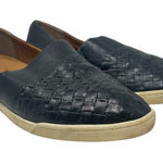 Patricia Nash Licata Slip On Sneakers Flat Braided Leather Black Size US 8.5 Photo 0