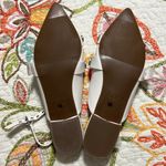 Bar III  Womens 6.5M White Studded Padded Josee Pointed Toe Block Heel Buckle Photo 6