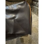 Karl Lagerfeld Lagerfeld PVC Faux Brown Leather Duffle Bag Unisex Overnight Weekender Photo 9