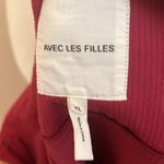 Avec Les Filles  Raspberry Corduroy Cropped Jacket Photo 8