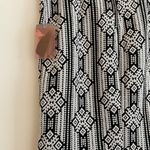 Forever 21  NEW black white geometric printed straight pencil skirt ~ NWT Small Photo 8